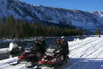 Snowmobiling Yellowstone