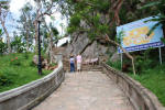 Climbing up the Marble Mountains