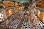 Interior of Cao Dai Temple